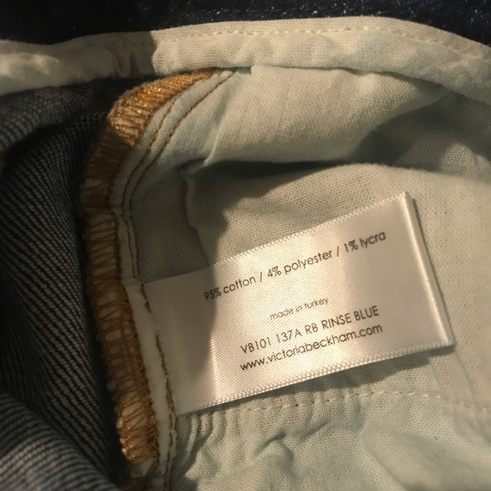 Victoria Beckham Slim Fit Mid Rise Jeans - Picture 7 of 9